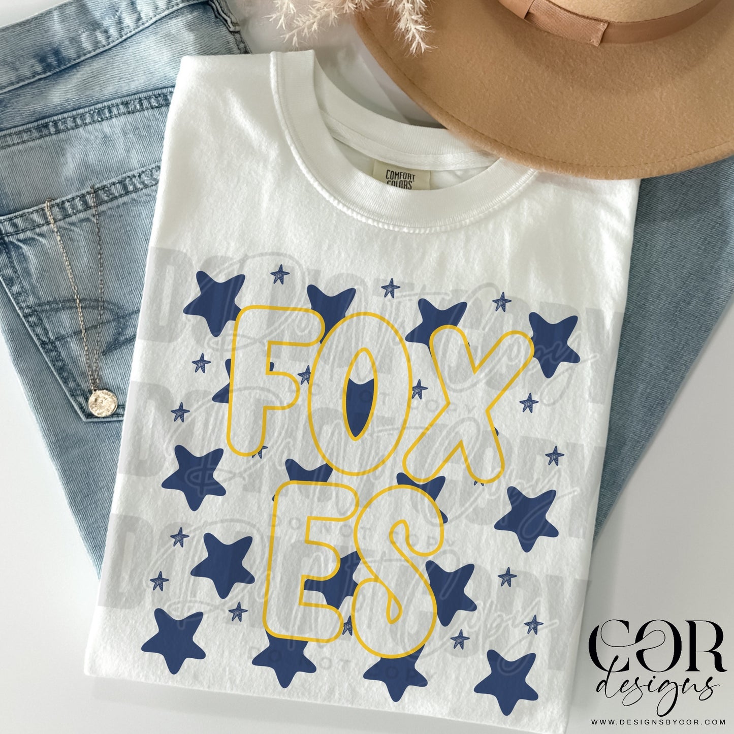 Foxes (Blue Stars)