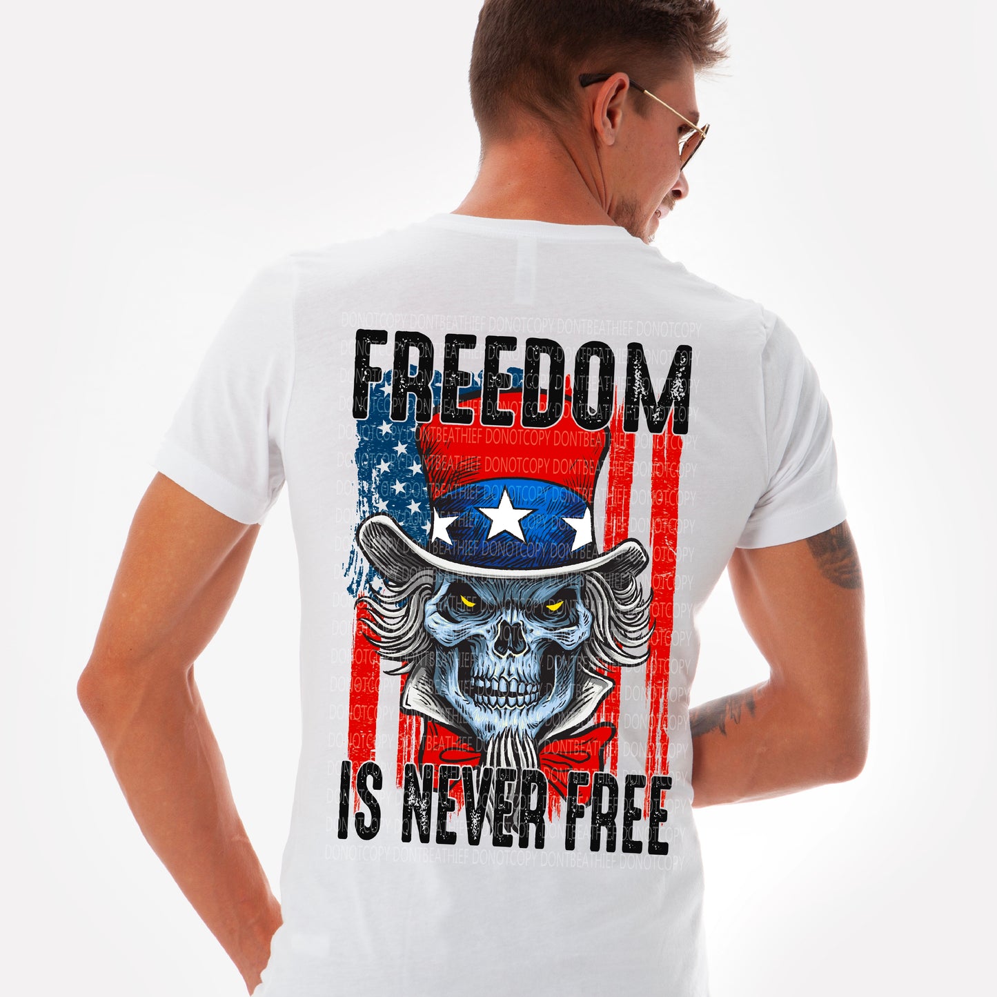 Freedom Is Never Free POCKET - DTF Transfer