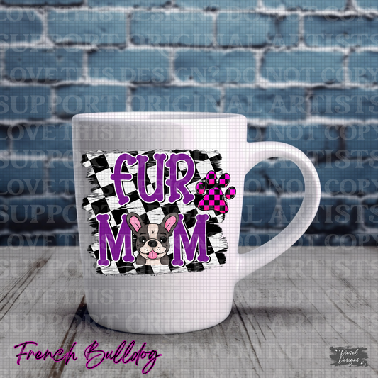 Fur Mom-Purple French Bulldog