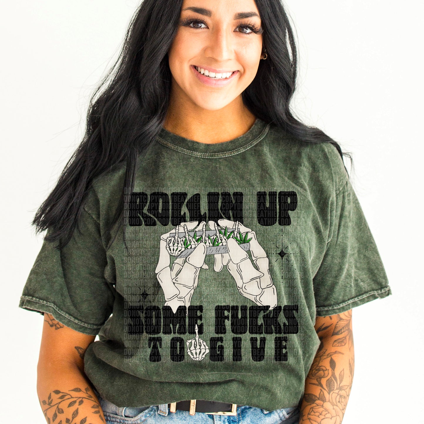 Rollin' Up Some F*cks To Give - DTF Transfer
