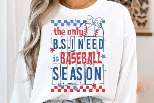 The only BS I need is baseball season
