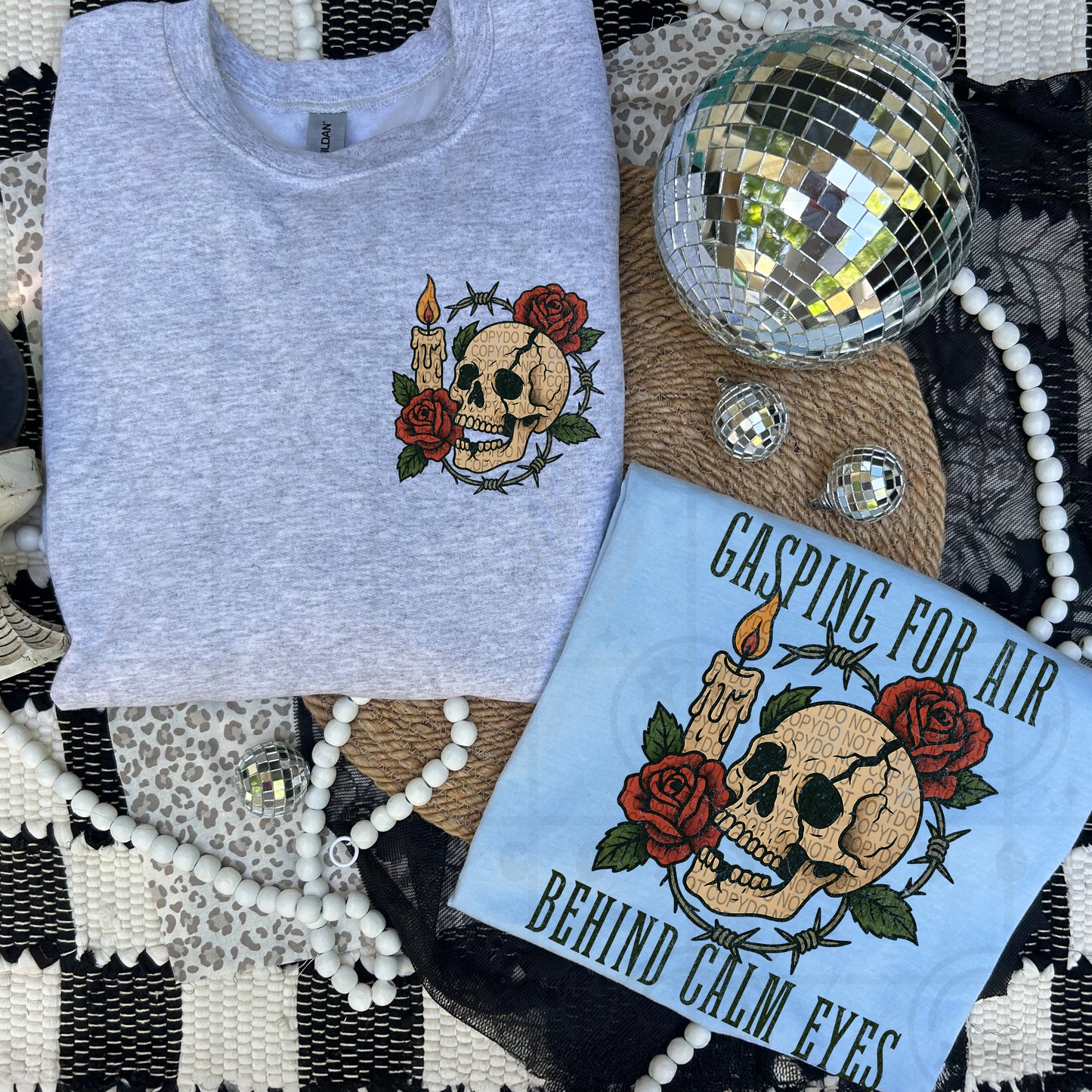 Gasping for air behind calm eyes (back)