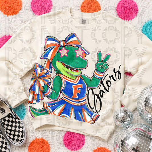 Cropped Delulu Cheerleader Gators