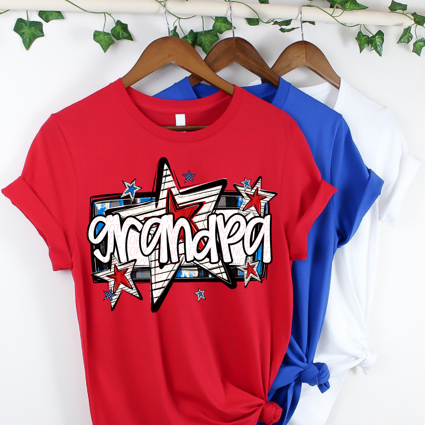 Grandpa Red White and Blue