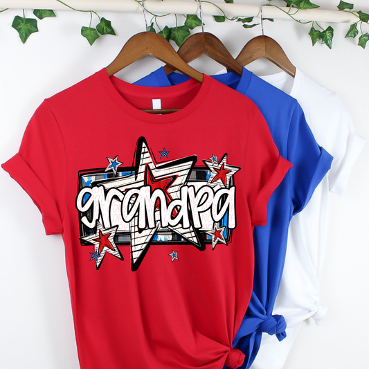 Grandpa Red White and Blue