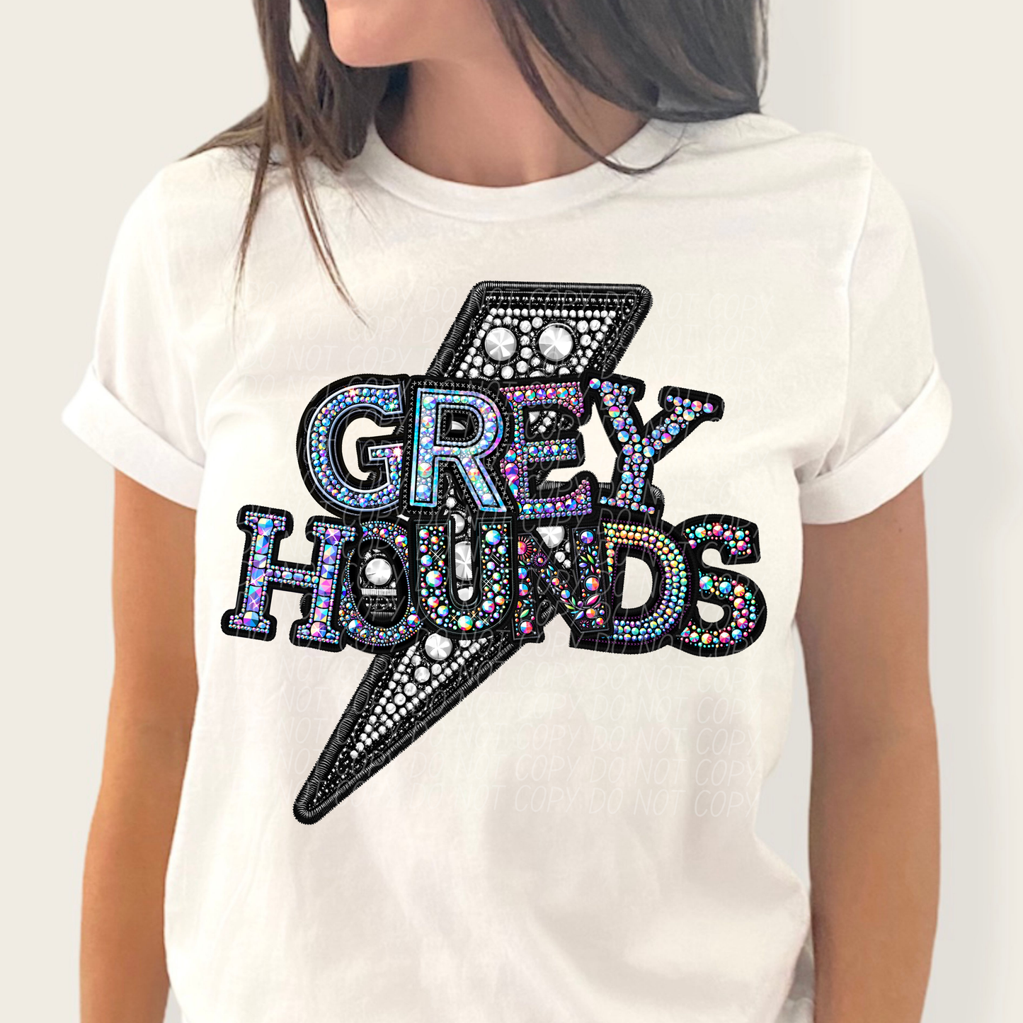 Grey Hounds (Rhinestone)
