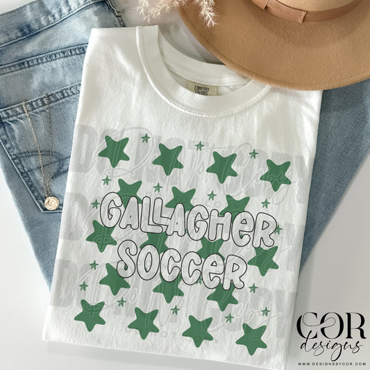 Gallagher Soccer (green stars)