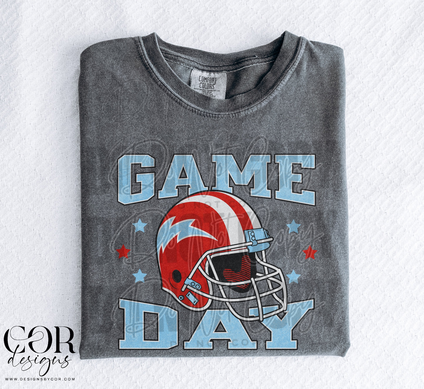 Game Day (light blue/red)