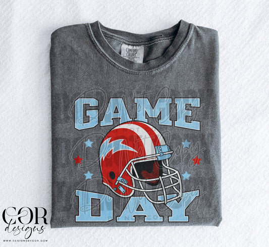 Game Day (light blue/red)