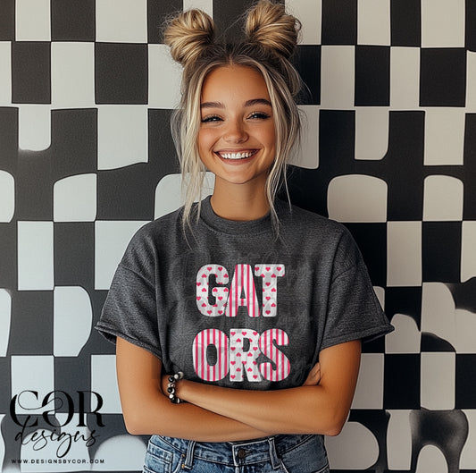 Gators Heart Letters