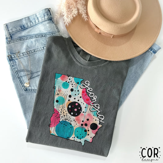 Georgia Polka Dot State