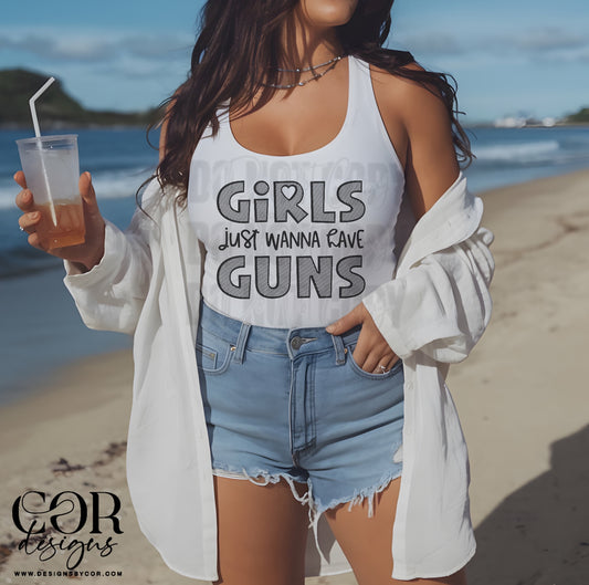 Girls just wanna have guns