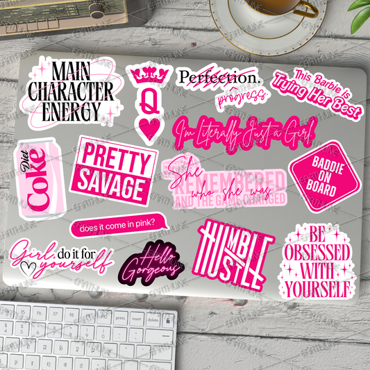 Girly Vibes - Sticker Pack