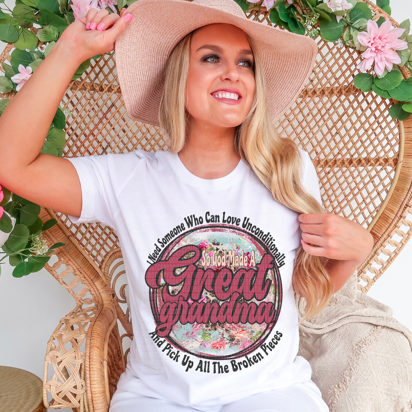 Copy of So GOD Made A Great Grandma - DTF Print