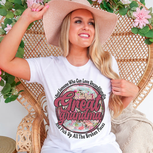 Copy of So GOD Made A Great Grandma - DTF Print