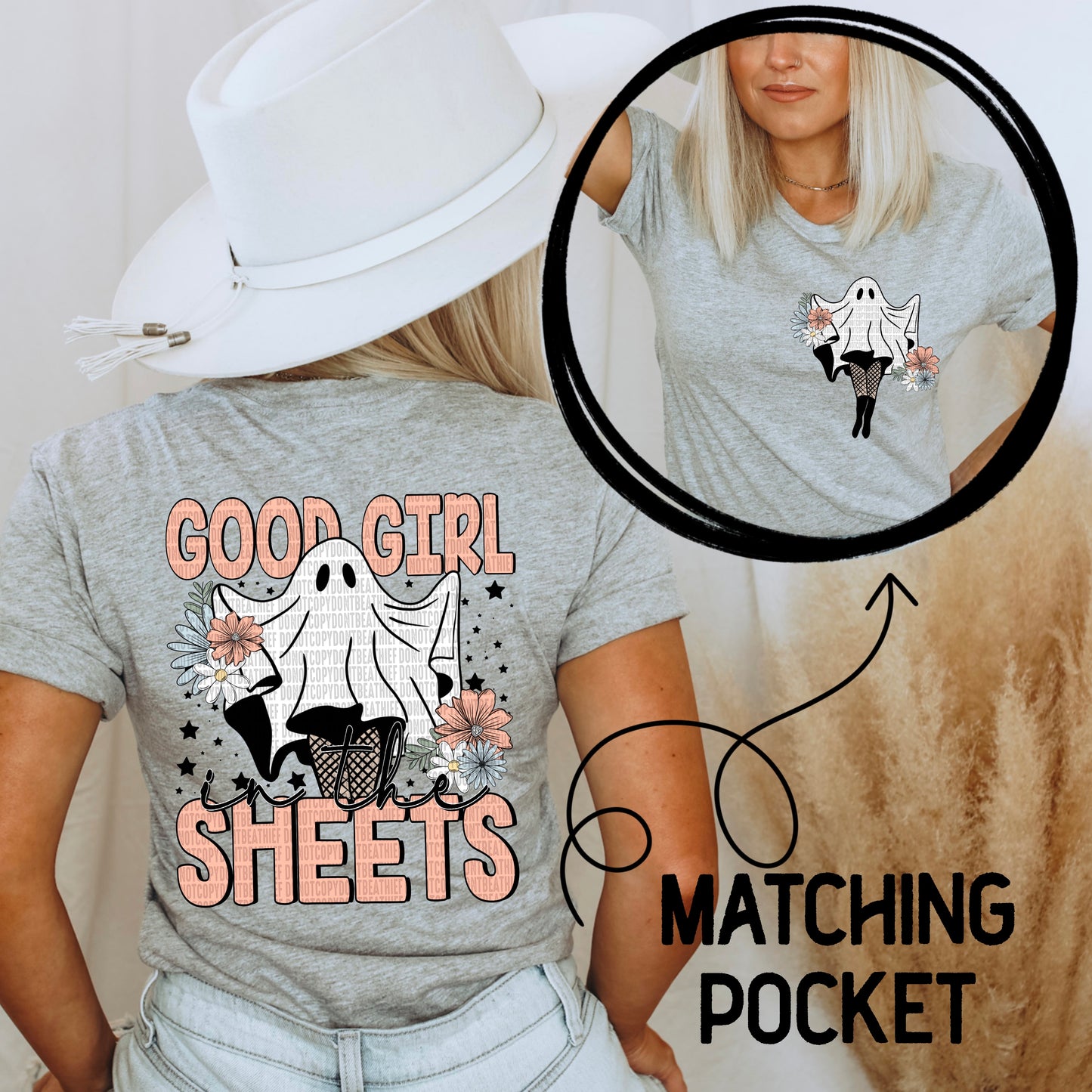 Good Girl In The Sheets POCKET- DTF Transfer