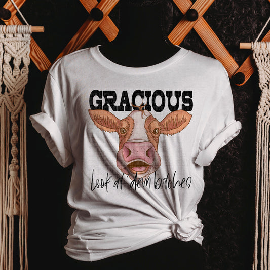 GRACIOUS Look At Dem Bishes  -DTF Transfer