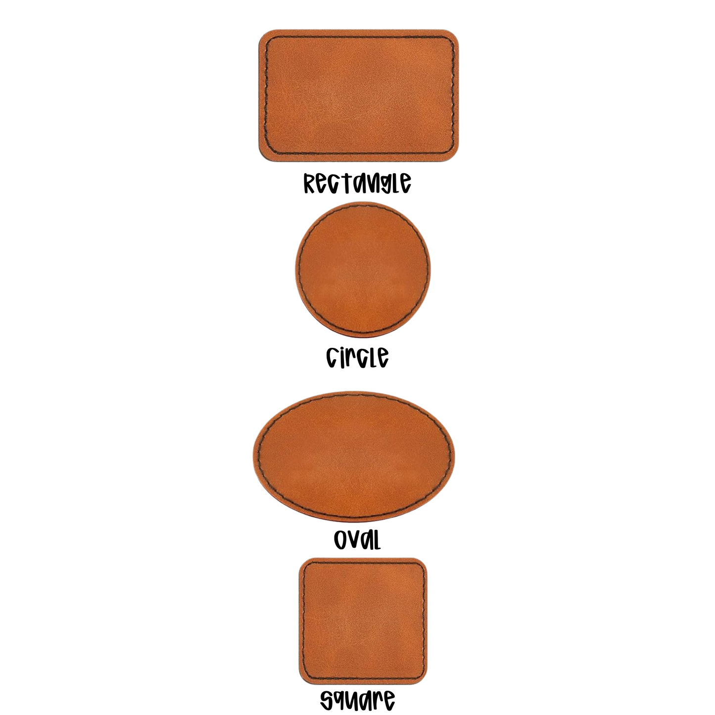 Ball Hair Don't Care - Iron On Leather Patch