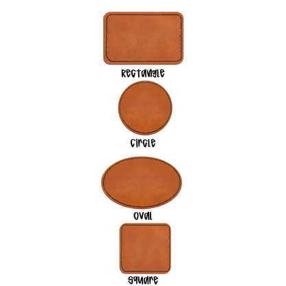 Ball Hair Don't Care - Iron On Leather Patch