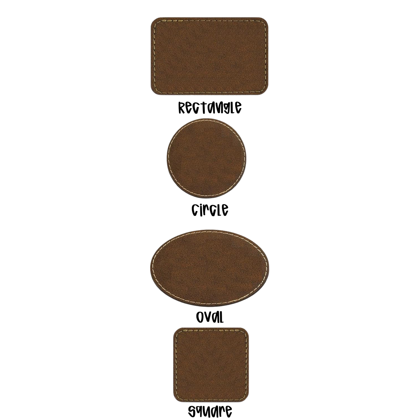 Ball Hair Don't Care - Iron On Leather Patch