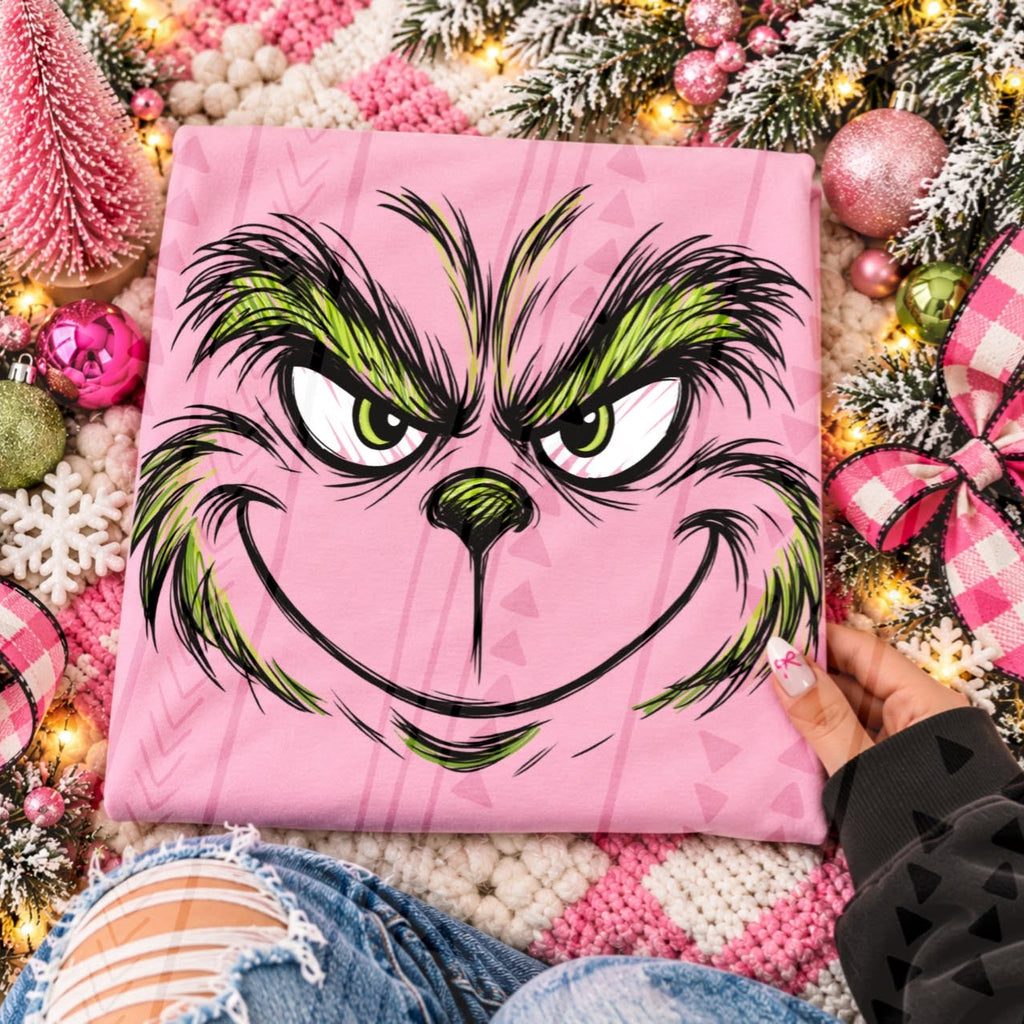 Grinch Sketch Face