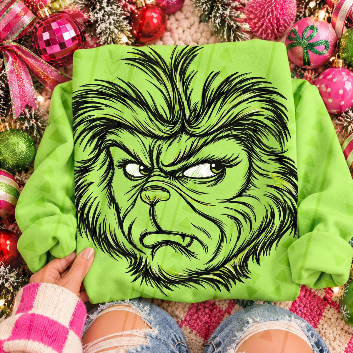Grinch Sketchy Face