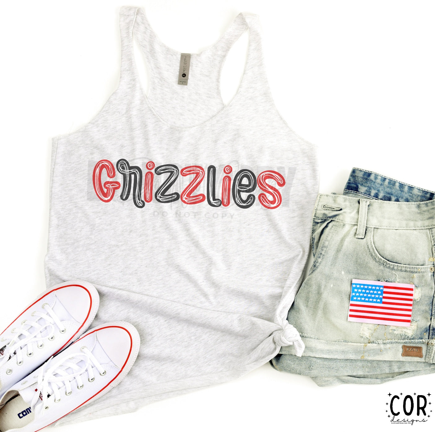 Grizzlies Red And Black