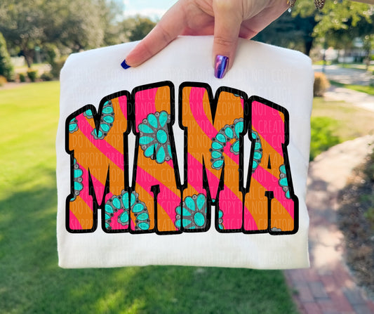 Groovy Turquoise Mama