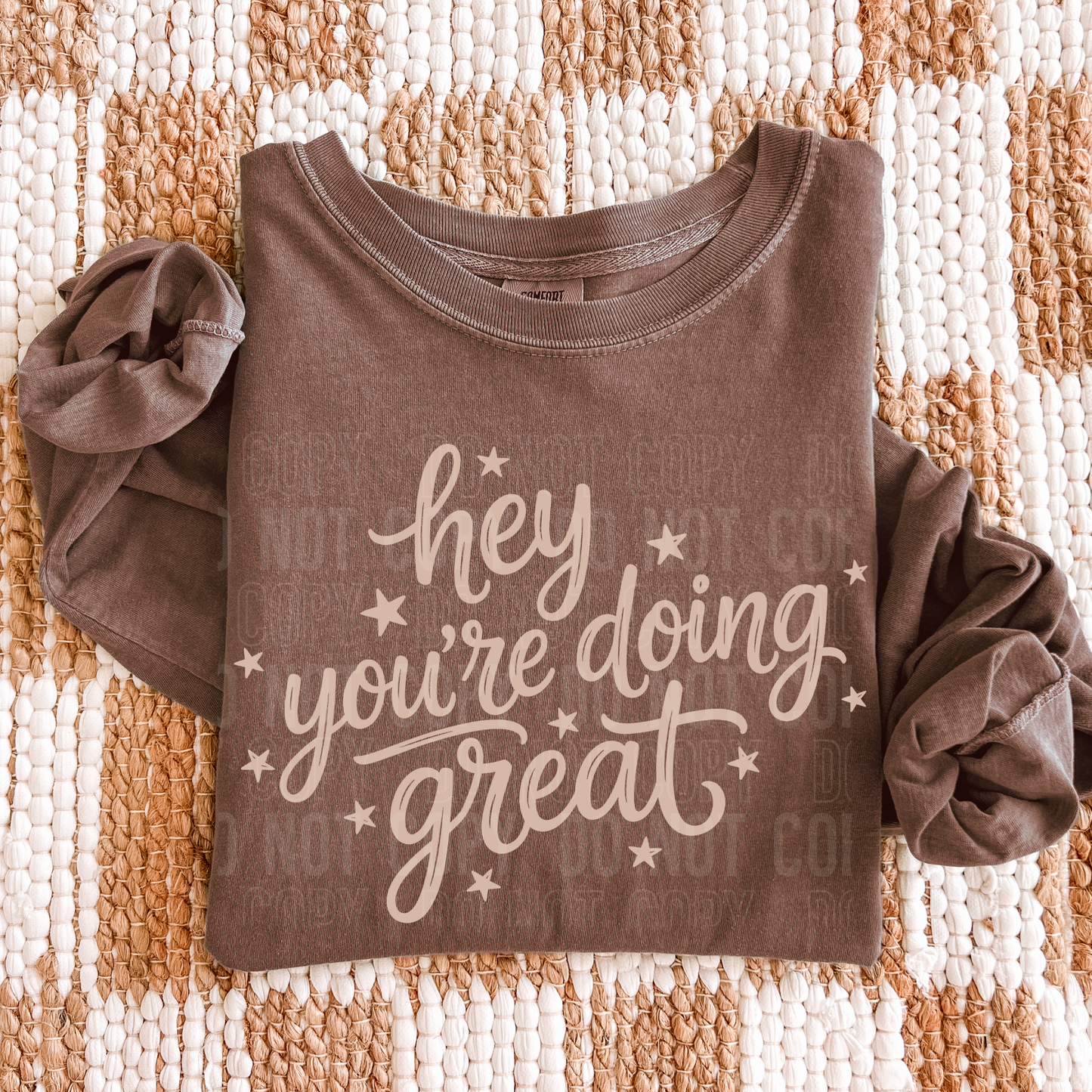 HEY YOU'RE DOING GREAT