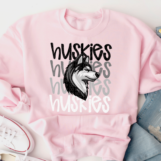 Huskies Faded Stack