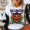 Halloween Is My Favorite Scary Pumpkin COLOR - DTF Transfer