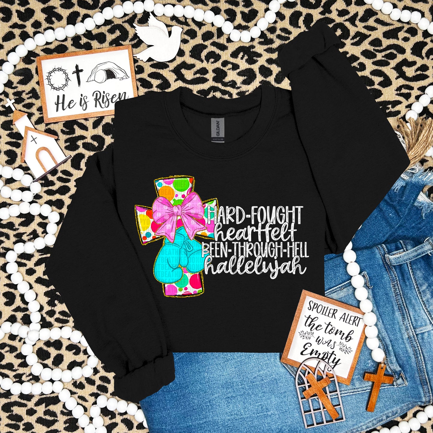 Hard fought heartfelt (white)