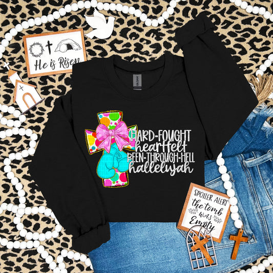 Hard fought heartfelt (white)