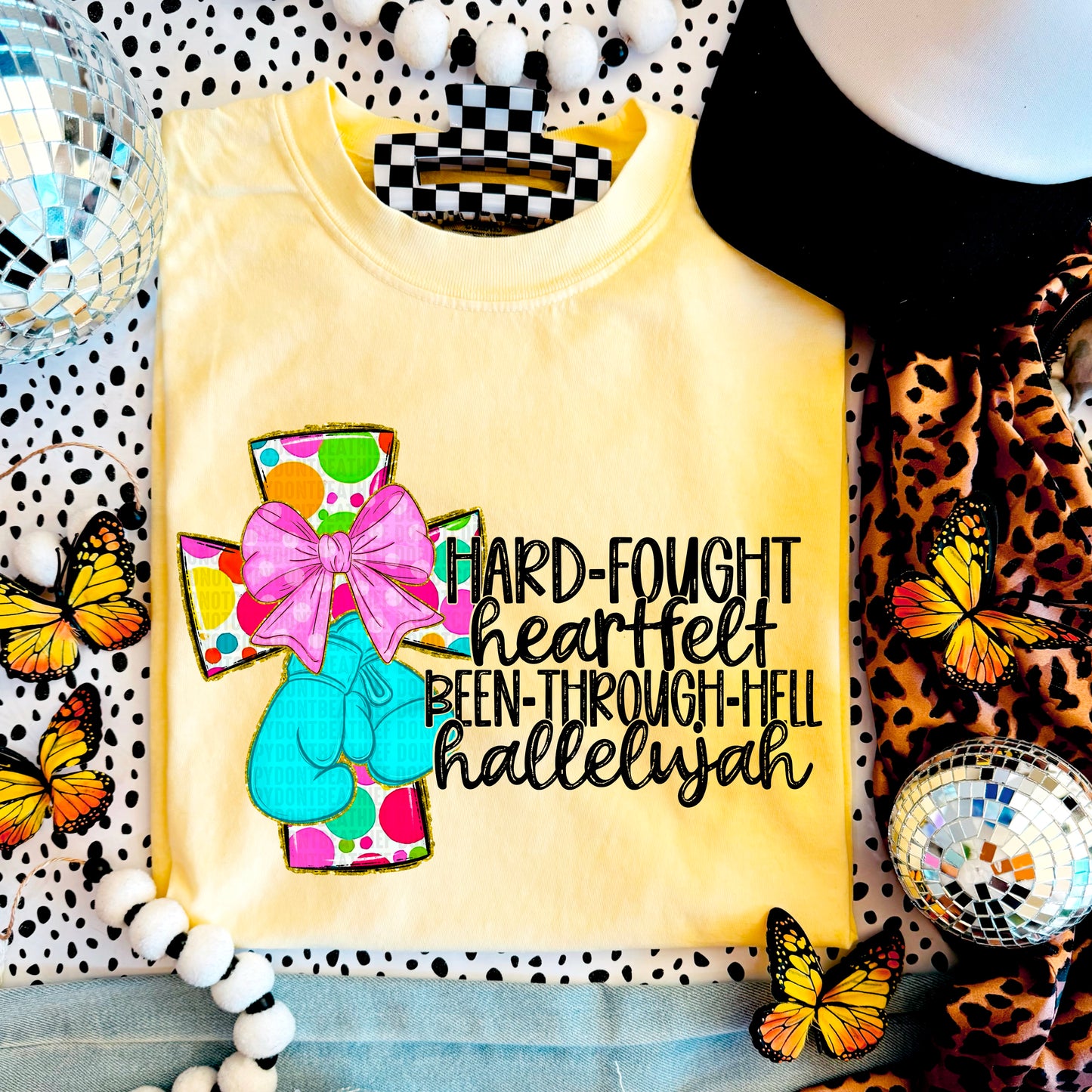 Hard fought heartfelt (black)