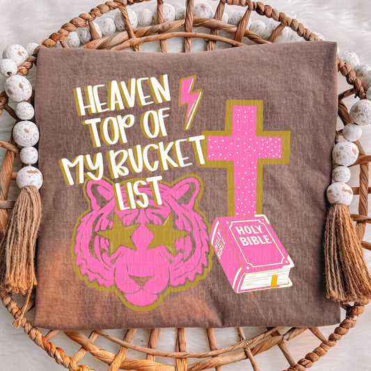 Heaven Top of My Bucket List