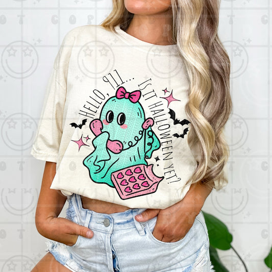 Hello, 911 is it halloween yet?