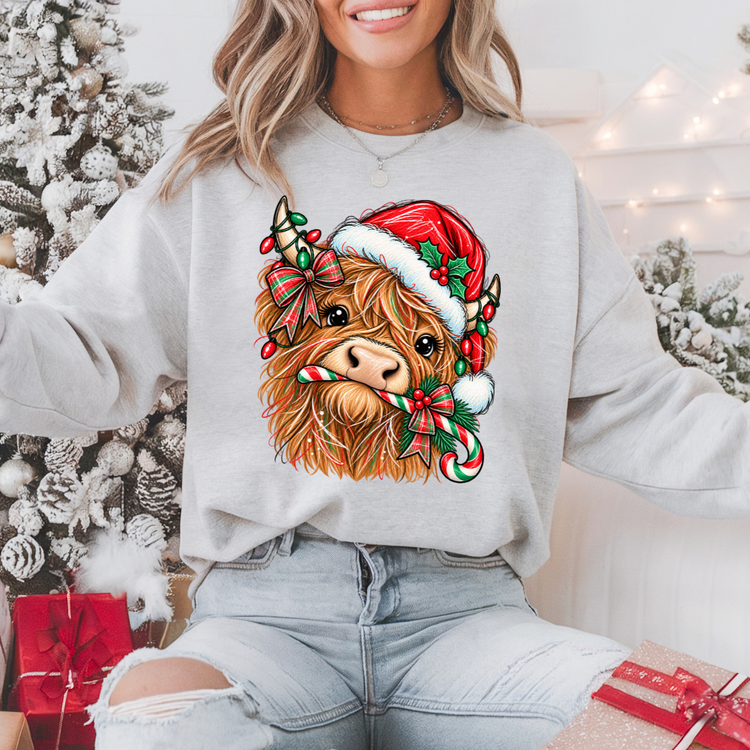 Highland Cow Christmas - NO BG