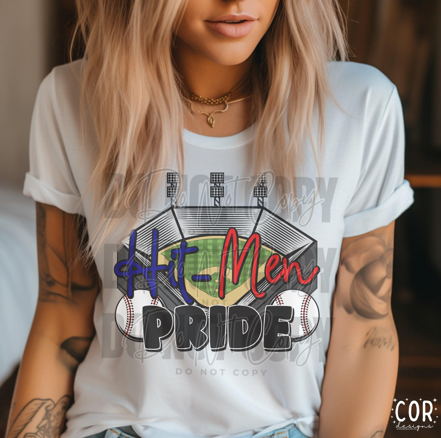Hit Men Pride Red And Blue Baseball Stadium
