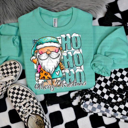 HO HO HO MERRY CHRISTMAS SANTA