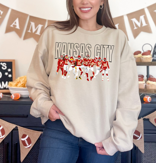 Kansas City Players Black Lettering