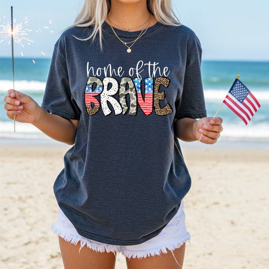HOME OF THE BRAVE (WHITE)