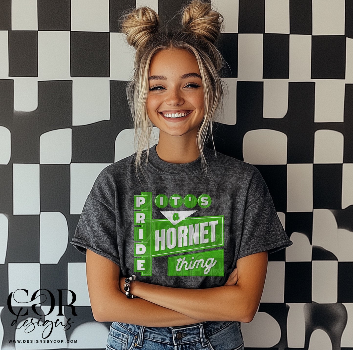 Its A Hornet Pride Thing Green
