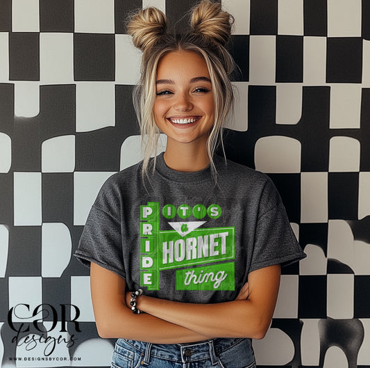 Its A Hornet Pride Thing Green