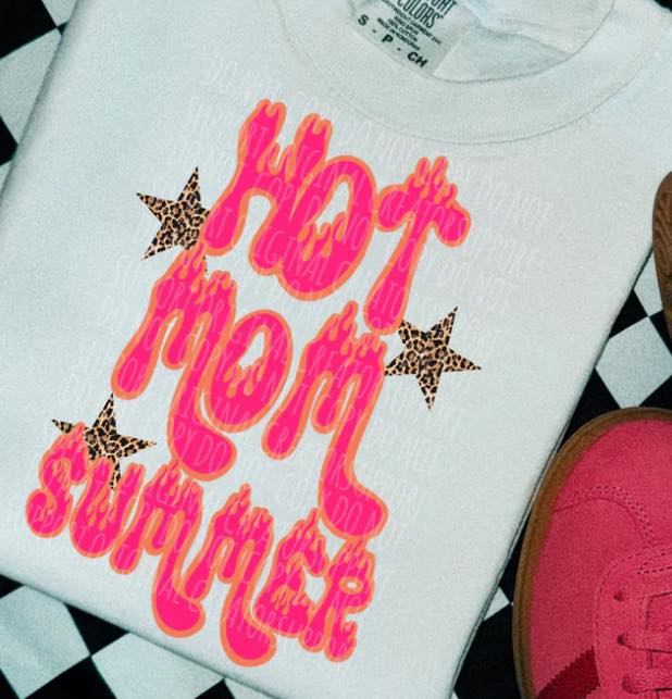 Hot Mom Summer Cheetah Stars