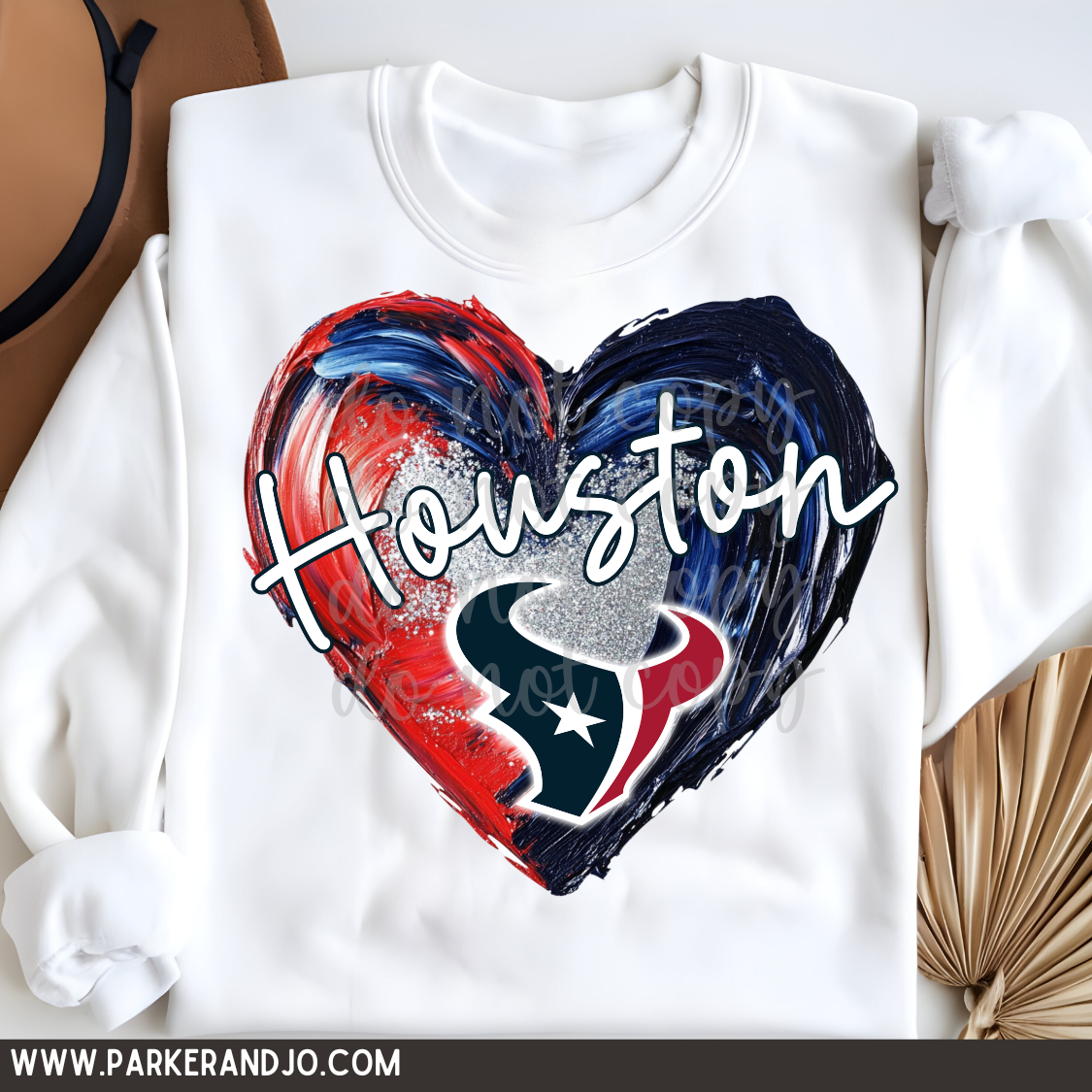 Houston Texans Football Heart