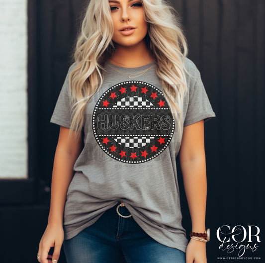 Huskers (red/black)
