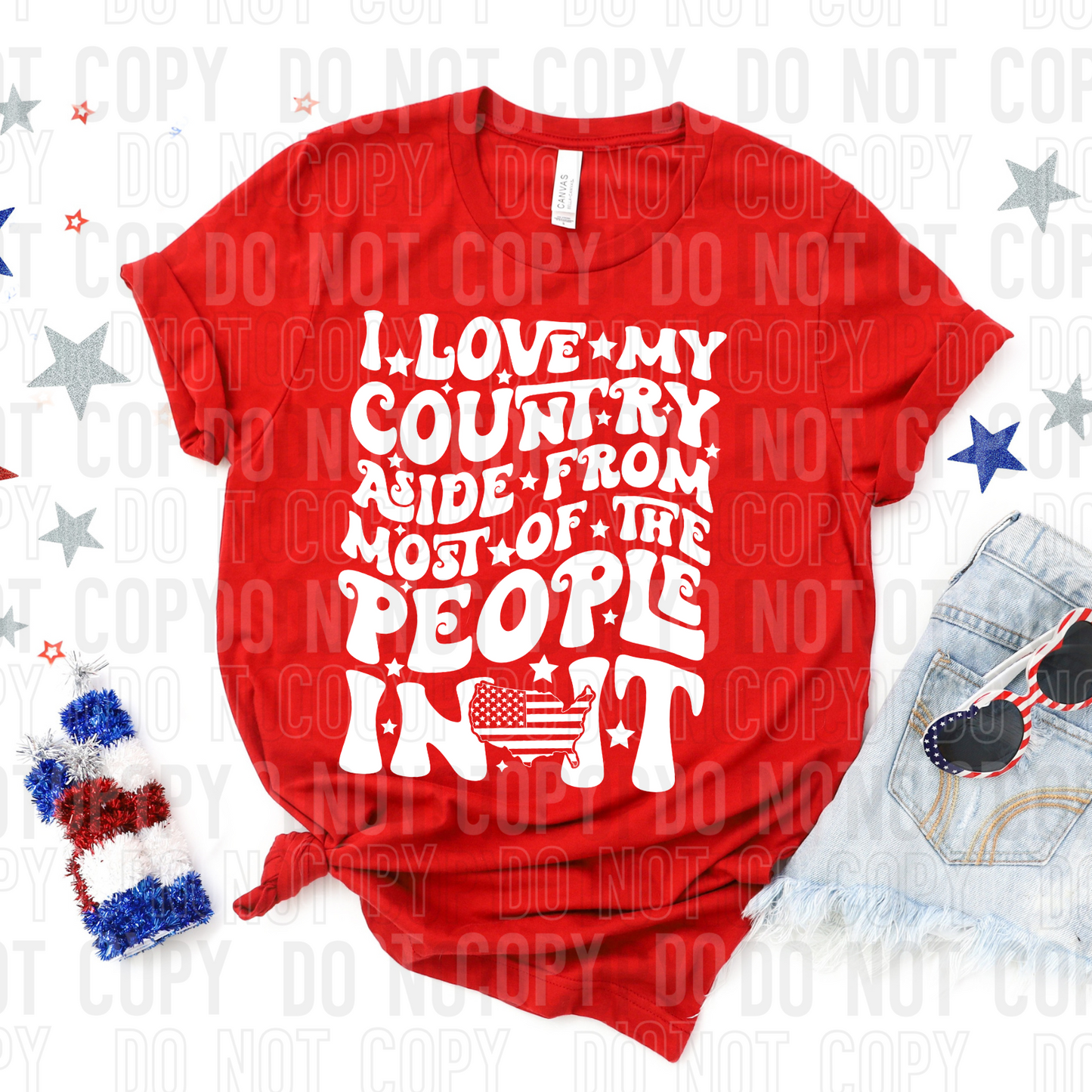 I love my country aside from most of the people in it (white)