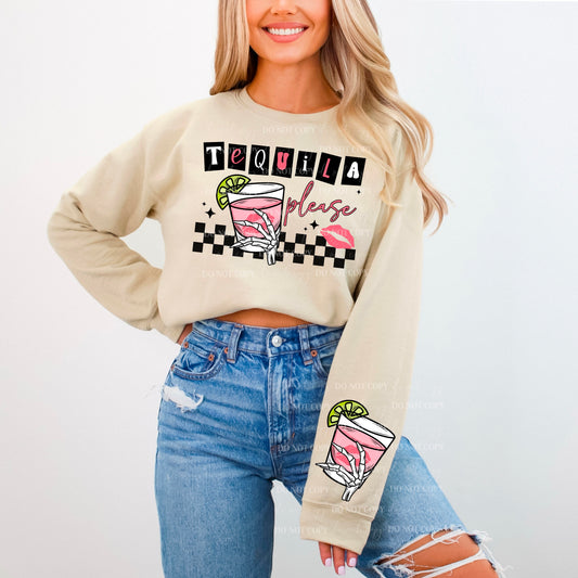 Tequila Please SLEEVE - DTF Transfer