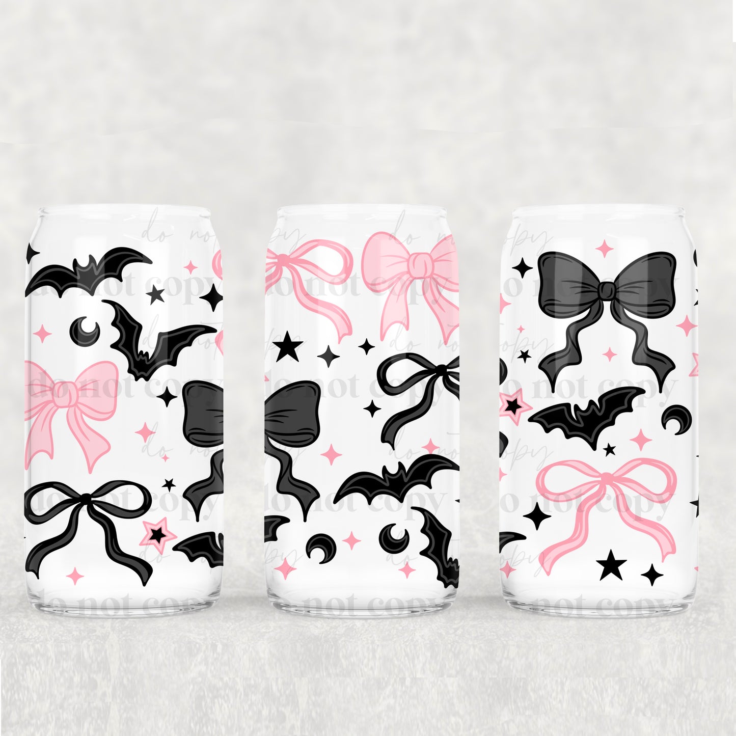 Bats and Bows - UV Libby Wrap