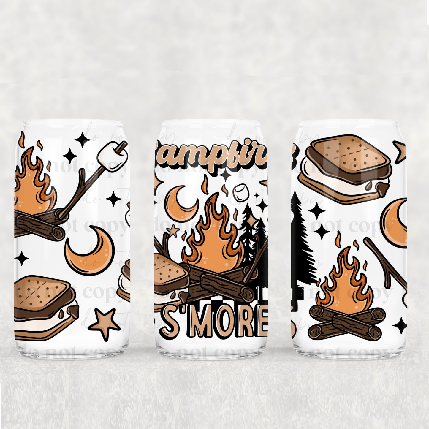 Campfire and Smores- UV Libby Wrap